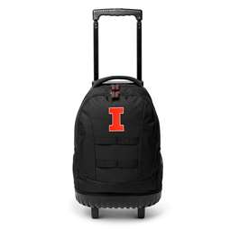 Illinois Fighting Illini 18" Wheeled Toolbag Backpack L912