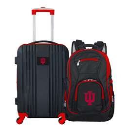 Indiana Hoosiers Premium 2-Piece Backpack & Carry-On Set L108