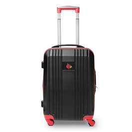 Louisville Cardinals 21" Carry-On Hardcase 2-Tone Spinner L208
