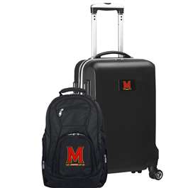 Maryland Terrapins Deluxe 2 Piece Backpack & Carry-On Set L104