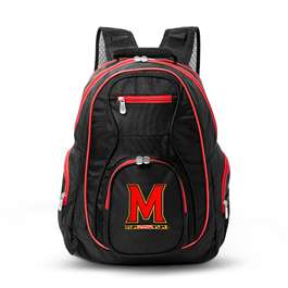 Maryland Terrapins 19" Premium Backpack W/ Colored Trim L708