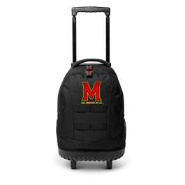 Maryland Terrapins 18" Wheeled Toolbag Backpack L912