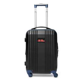 Mississippi Ole Miss Rebels 21" Carry-On Hardcase 2-Tone Spinner L208