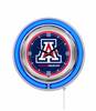 University of Arizona 15 inch Double Neon Wall Clock