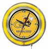 Georgia Tech 15 inch Double Neon Wall Clock