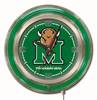 Marshall University 15 inch Double Neon Wall Clock