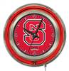 North Carolina State University 15 inch Double Neon Wall Clock