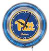 University of Pittsburgh 15 inch Double Neon Wall Clock