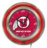 University of Utah 15 inch Double Neon Wall Clock