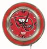 Western Kentucky University 15 inch Double Neon Wall Clock