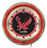 Eastern Washington University 19 inch Double Neon Wall Clock