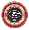 University of Georgia (G)  19 inch Double Neon Wall Clock