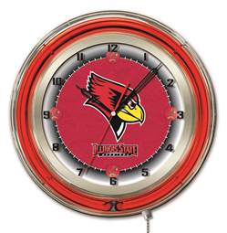 Illinois State University 19 inch Double Neon Wall Clock