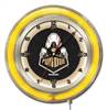 Purdue  19 inch Double Neon Wall Clock