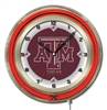 Texas A&M 19 inch Double Neon Wall Clock