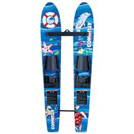 Connelly Cadet Child Water Skis with Swerve Adjustable Bindings   