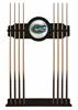 University of Florida Solid Wood Cue Rack with a Black Finish