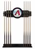 Arizona Diamondbacks Solid Wood Cue Rack with a Black Finish