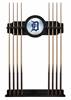 Detroit Tigers Solid Wood Cue Rack with a Black Finish