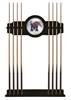 University of Memphis Solid Wood Cue Rack with a Black Finish
