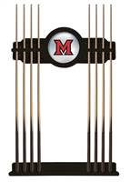 Miami University (OH) Solid Wood Cue Rack with a Black Finish