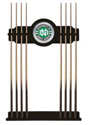 University of North Dakota Solid Wood Cue Rack with a Black Finish