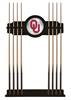 Oklahoma University Solid Wood Cue Rack with a Black Finish
