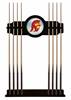 University of Southern California Solid Wood Cue Rack with a Black Finish