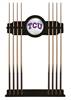 TCU Solid Wood Cue Rack with a Black Finish