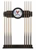 University of Virginia Solid Wood Cue Rack with a Black Finish