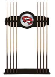 Western Kentucky University Solid Wood Cue Rack with a Black Finish
