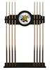 Wichita State University Solid Wood Cue Rack with a Black Finish