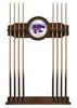 Kansas State University Solid Wood Cue Rack with a Chardonnay Finish