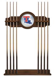 Louisiana Tech University Solid Wood Cue Rack with a Chardonnay Finish