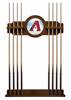 Arizona Diamondbacks Solid Wood Cue Rack with a Chardonnay Finish