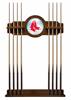 Boston Red Sox Solid Wood Cue Rack with a Chardonnay Finish