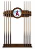 Los Angeles Angels Solid Wood Cue Rack with a Chardonnay Finish