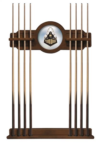 Purdue Solid Wood Cue Rack with a Chardonnay Finish