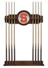 Syracuse University Solid Wood Cue Rack with a Chardonnay Finish