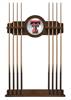 Texas Tech University Solid Wood Cue Rack with a Chardonnay Finish