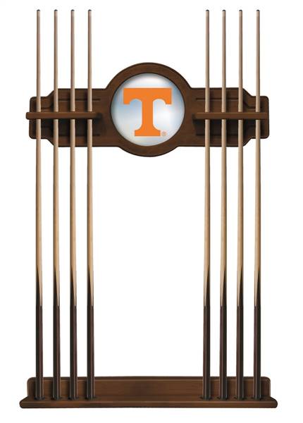 University of Tennessee Solid Wood Cue Rack with a Chardonnay Finish