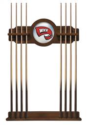 Western Kentucky University Solid Wood Cue Rack with a Chardonnay Finish