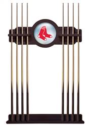 Boston Red Sox Solid Wood Cue Rack with a English Tudor Finish