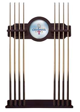 Texas Rangers - 2023 World Series Champions  Solid Wood Cue Rack English Tudor 