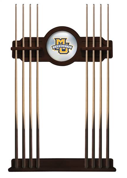 Marquette University Solid Wood Cue Rack with a English Tudor Finish