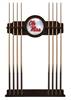 University of Mississippi Solid Wood Cue Rack with a English Tudor Finish