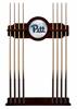 University of Pittsburgh Solid Wood Cue Rack with a English Tudor Finish