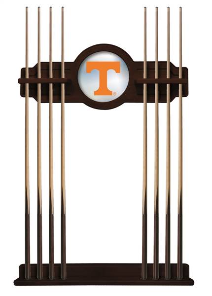 University of Tennessee Solid Wood Cue Rack with a English Tudor Finish