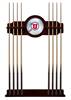 University of Utah Solid Wood Cue Rack with a English Tudor Finish