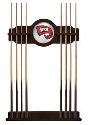 Western Kentucky University Solid Wood Cue Rack with a English Tudor Finish